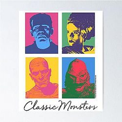 Universal Classic Monsters Box UpPoster
