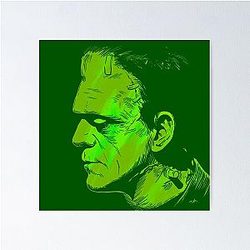 Frankenstein's Monster Vintage Universal Monster Poster
