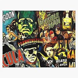 Horror Cult Universal Movies Face Mask Jigsaw Puzzle