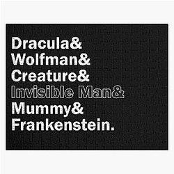 Funny Names Universal Monsters Jigsaw Puzzle