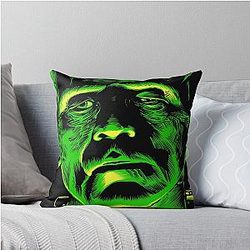 Frankenstein's Monster 2 Universal Monsters Throw Pillow