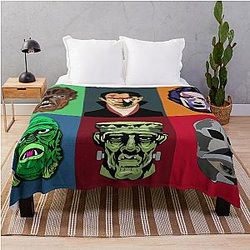 Universal Monsters Throw Blanket