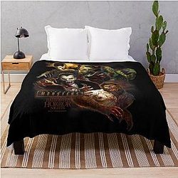 Halloween Horror Nights Universal Monsters Throw Blanket