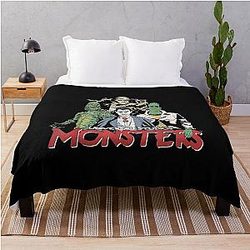 Universal Monsters Vintage Group Shot Throw Blanket