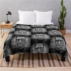 Franky Universal Monsters Throw Blanket