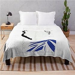 Universal Monsters The Bride Frankenstein Illustrated Throw Blanket