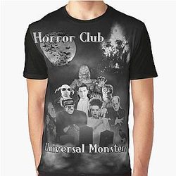 Horror Club - Universal Monsters Graphic Tee