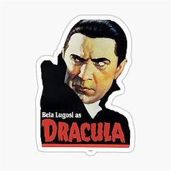 Dracula, Universal Monsters, Vampire, Bela Lugosi Sticker