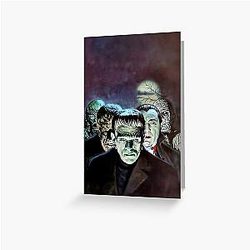 A Tribute to the Classic Universal Monsters Card