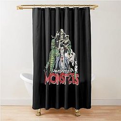 Universal Monsters Vintage Group Shower Curtain