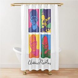 Universal Monsters Classic Box Shower Curtain
