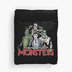 Universal Monsters Vintage Group Shot Duvet Cover Wall