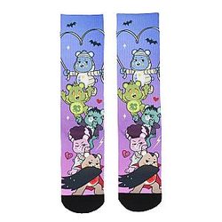 Care Bears X Universal Monsters Socks Men's Horror Film Character Design Sublimated Adult Mid-Calf Crew Socks