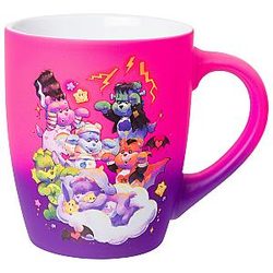 Care Bears Universal Monsters Group Cloud Soft Touch Ombre 25oz Jumbo Ceramic Mug
