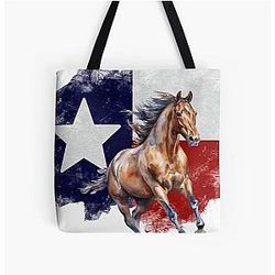 Untamed Over Print Tote Bag