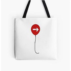 until dawn - red balloon All Over Print Tote Bag