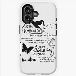 THE PAST IS BEYOND OUR CONTROL - UNTIL DAWN iPhone Tough Case