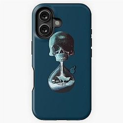 Until dawn - skull and butterflies  iPhone Tough Case