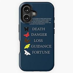 Totembutterflies meanings - until dawn  iPhone Tough Case