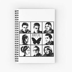 Until dawn - main characters  Spiral Notebook