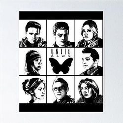 Until dawn - main characters   Poster
