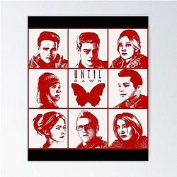 until dawn characters - red  Poster