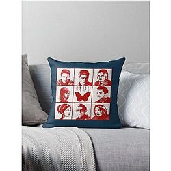 until dawn characters - red  Throw Pillow