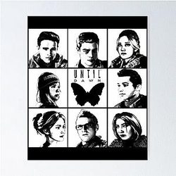 Until dawn - main characters   Poster