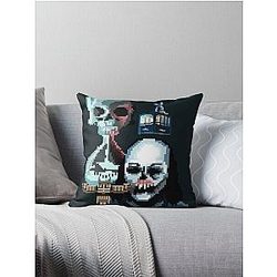 Pixel Until Dawn Throw Pillow