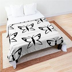 Until Dawn Hannah Butterfly Tattoo Comforter