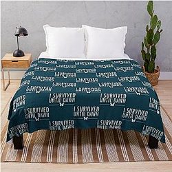 I Survived Until Dawn Throw Blanket
