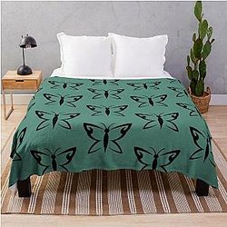 Until Dawn Hannah Butterfly Tattoo Throw Blanket