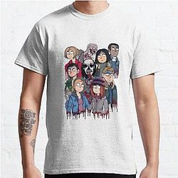 Until Dawn Wendigo Famous Horror Movie Actors Watch Suspense And Attractive Classic T-Shirt