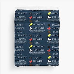 Totembutterflies meanings - until dawn  Duvet Cover
