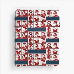 until dawn characters - red  Duvet Cover