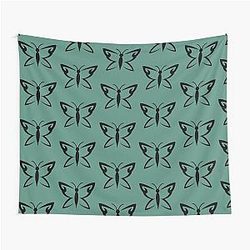 Until Dawn Hannah Butterfly Tattoo Tapestry