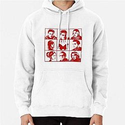 until dawn characters - red Pullover Hoodie