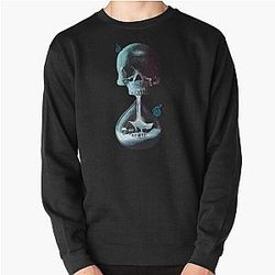 Until dawn - skull and butterflies  Pullover Sweatshirt