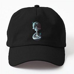 Until dawn - skull and butterflies  Dad Hat