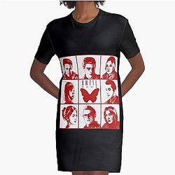 until dawn characters - red  Graphic T-Shirt Dress
