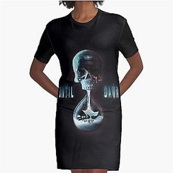 Until Dawn Graphic T-Shirt Dress