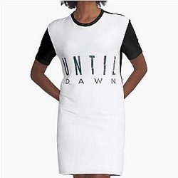 Until Dawn Graphic T-Shirt Dress