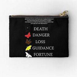 Totembutterflies meanings - until dawn  Zipper Pouch