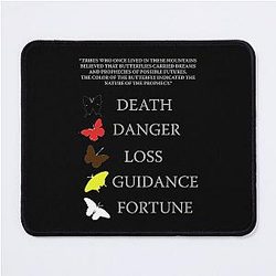 Totembutterflies meanings - until dawn  Mouse Pad