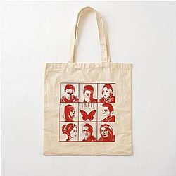until dawn characters - red  Cotton Tote Bag