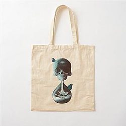 Until dawn - skull and butterflies  Cotton Tote Bag