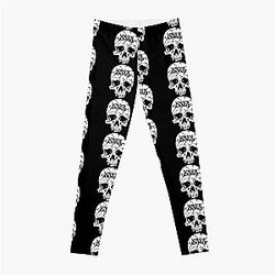 Unus Annus Bedding Sets - Unus Annus Skull White Leggings RB0906