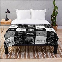 Unus Annus Bedding Sets - Unus Annus Mood board design Throw Blanket RB0906