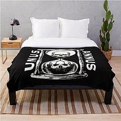 Unus Annus Bedding Sets - Unus Annus skull Throw Blanket RB0906
