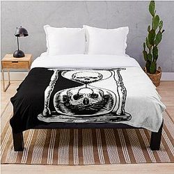 Unus Annus Bedding Sets - Unus Annus skull merch Throw Blanket RB0906